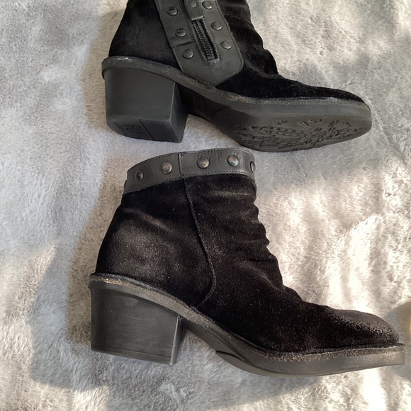 Fly London leather ankle boots 2 pair bundle one black and one rust size 36 - Picture 7 of 11